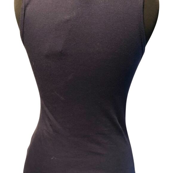 Cache Navy Stretch Cami Tee Top Removable Chain Bead Necklace Lot 2 New  $88 NWT - Picture 8 of 9